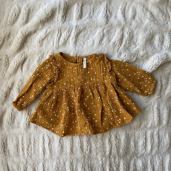 Rylee + Cru Other - Rylee + Cru Baby Girl Brown Long Sleeve Top